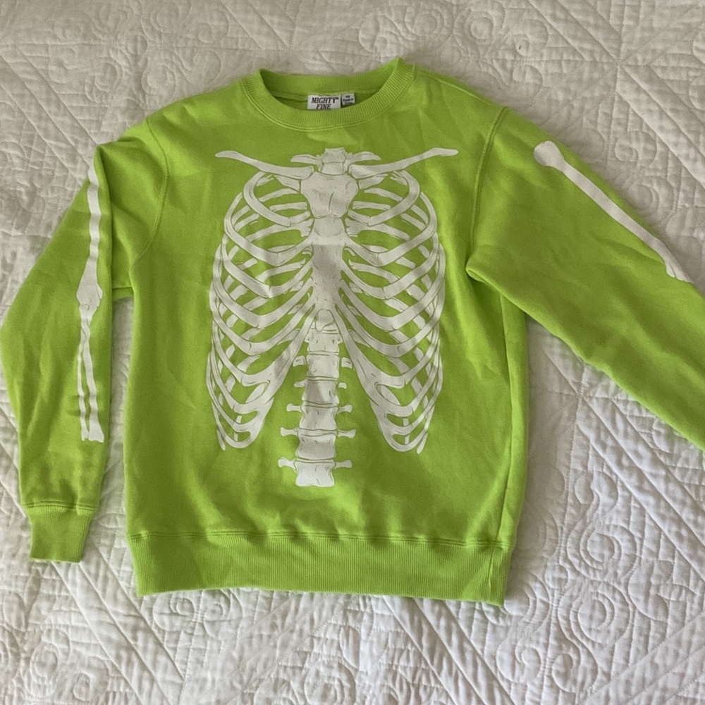 Mighty Fine Neon Green Sweatshirt